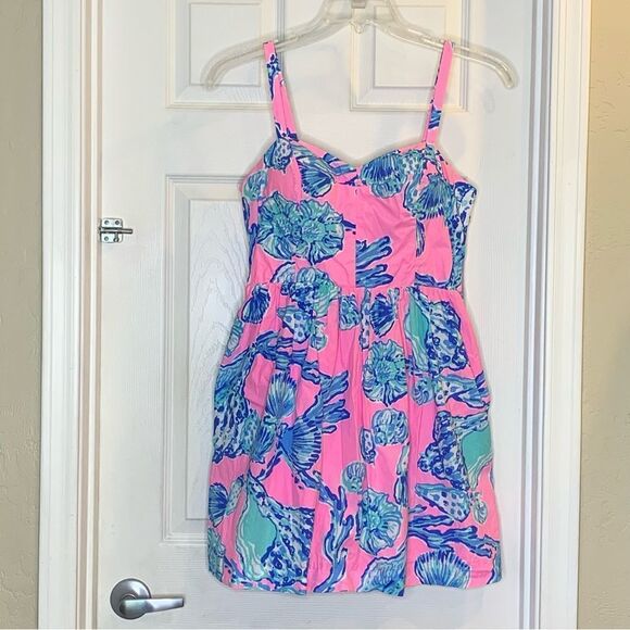 Lilly Pulitzer Ardleigh Dress Pink Pout Size 8 - Picture 3 of 13